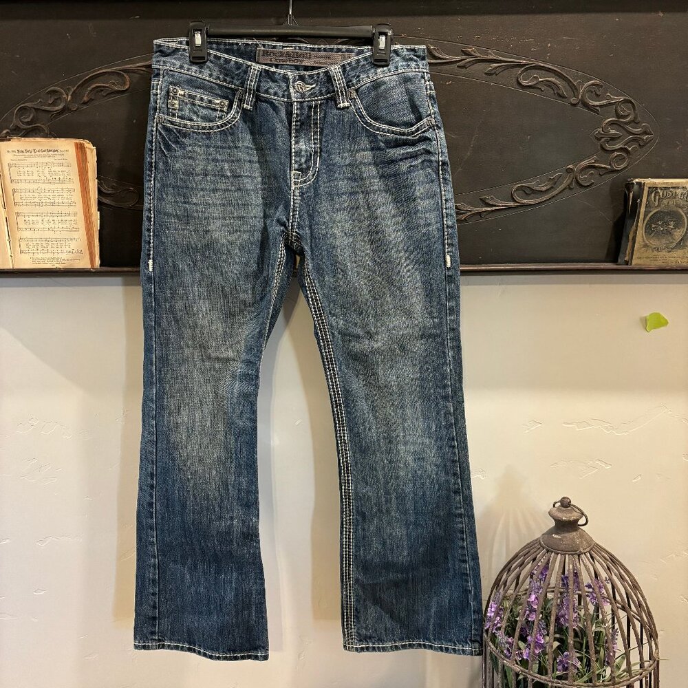 ROCK & ROLL COWBOY DENIM JEANS 32X30 MODEL: PISTOL REGULAR BOOT FIT
